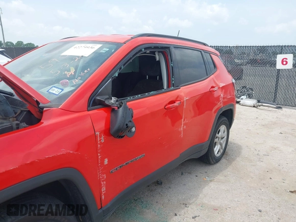2018 Jeep Compass Sport with VIN 3C4NJCAB0JT461627, listed as a IAAI auction lot 42279936 with 126,930 mi miles and . Bid and sale history available at DreamBid. Image 6.