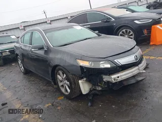 2013 Acura TL Tech with VIN 19UUA8F58DA010731, listed as a IAAI auction lot 41547677 with 1 mi miles. Bid and sale history available at carsss.com. Image 1.