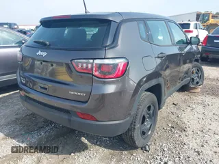 2018 Jeep Compass Sport with VIN 3C4NJDAB2JT136225, listed as a IAAI auction lot 42279668 with 145,967 mi miles and . Bid and sale history available at DreamBid. Image 4.
