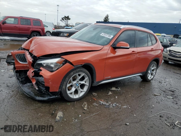 2013 BMW X1 xDrive28i with VIN WBAVL1C59DVR85902, listed as a Copart auction lot 47972795 with 85,364 mi miles and Salvage Title. Bid and sale history available at carsss.com. Image 1.