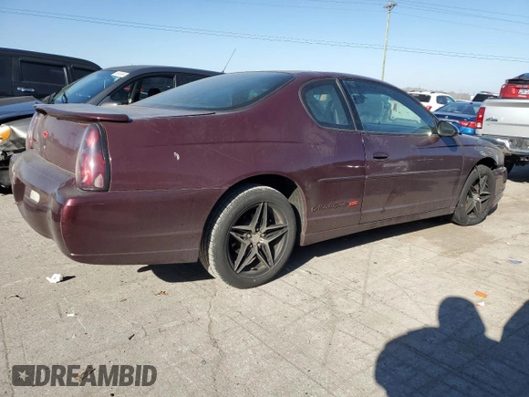 2003 Chevrolet Monte Carlo SS with VIN 2G1WX12K239155940, listed as a Copart auction lot 83784274 with Not Provided miles and Salvage Title. Bid and sale history available at carsss.com. Image 3.