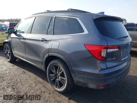 2022 Honda Pilot Special Edition with VIN 5FNYF6H28NB015896, listed as a IAAI auction lot 41672468 with 56,581 mi miles. Bid and sale history available at carsss.com. Image 3.
