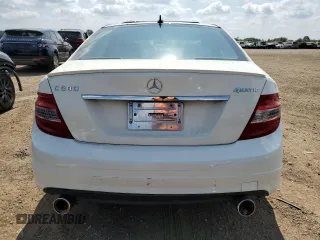 2008 Mercedes-Benz C 300 Sport with VIN WDDGF81X08F125067, listed as a Copart auction lot 61255975 with Not provided miles and Salvage title. Bid and sale history available at DreamBid. Image 6.