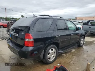 2003 Acura MDX with VIN 2HNYD18223H532721, listed as a Copart auction lot 69676684 with 165,959 mi miles and Salvage Title. Bid and sale history available at carsss.com. Image 3.