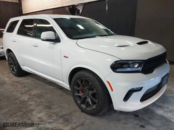 2021 Dodge Durango SRT 392 with VIN 1C4SDJGJ8MC845443, listed as a IAAI auction lot 40239648 with 4,904 mi miles. Bid and sale history available at carsss.com. Image 1.