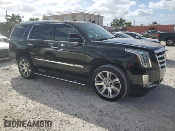 2017 Cadillac Escalade Premium Luxury with VIN 1GYS3CKJ4HR174758, listed as a Copart auction lot 80889314 with 75,289 mi miles and Non repairable. Bid and sale history available at DreamBid. Image 4.