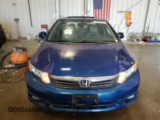 2012 Honda Civic EX with VIN 19XFB2F89CE029795, listed as a Copart auction lot 55648145 with 131,769 mi miles and Non Repairable. Bid and sale history available at DreamBid. Image 5.
