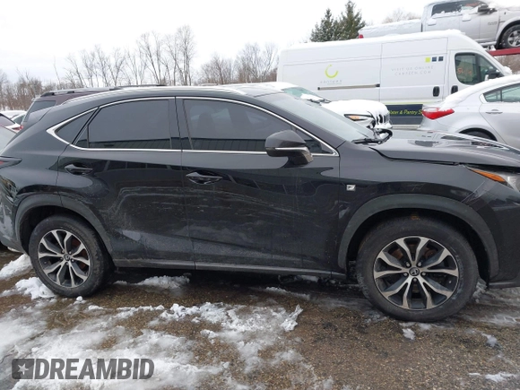 2015 Lexus NX 200t with VIN JTJBARBZ8F2011960, listed as a IAAI auction lot 41167158 with Not Provided miles. Bid and sale history available at carsss.com. Image 12.