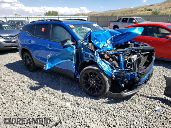 2024 GMC Terrain SLE with VIN 3GKALTEGXRL270165, listed as a Copart auction lot 64284414 with Not provided miles and Salvage title. Bid and sale history available at DreamBid. Image 4.