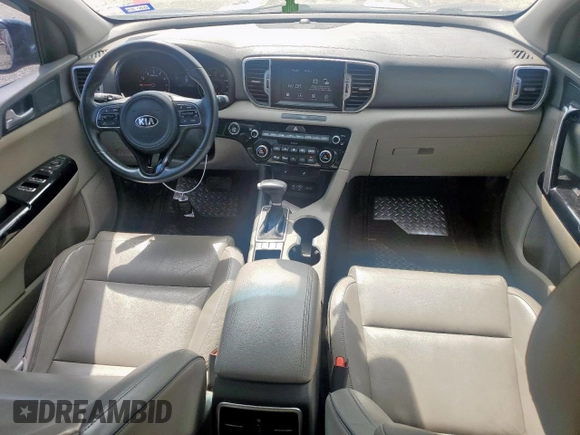 2019 Kia Sportage EX with VIN KNDPN3AC6K7507618, listed as a Copart auction lot 57668165 with 58,018 mi miles and Clean title. Bid and sale history available at DreamBid. Image 8.