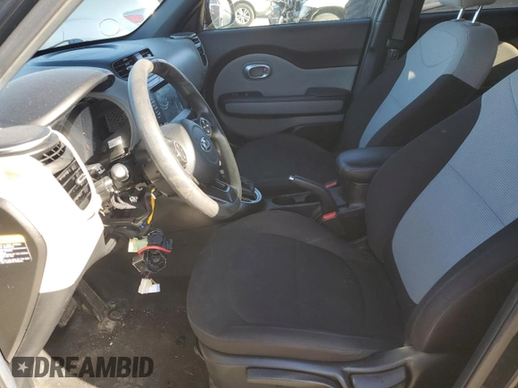 2019 Kia Soul with VIN KNDJN2A29K7024812, listed as a Copart auction lot 47283705 with Not Provided miles and Salvage Title. Bid and sale history available at DreamBid. Image 7.