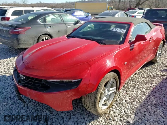 2020 Chevrolet Camaro 1LT with VIN 1G1FB3DX2L0101941, listed as a Copart auction lot 82221924 with 44,421 mi miles and Salvage Title. Bid and sale history available at carsss.com. Image 13.