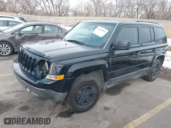 2013 Jeep Patriot Sport with VIN 1C4NJPBA3DD237887, listed as a IAAI auction lot 41599995 with 144,673 mi miles and . Bid and sale history available at DreamBid. Image 2.