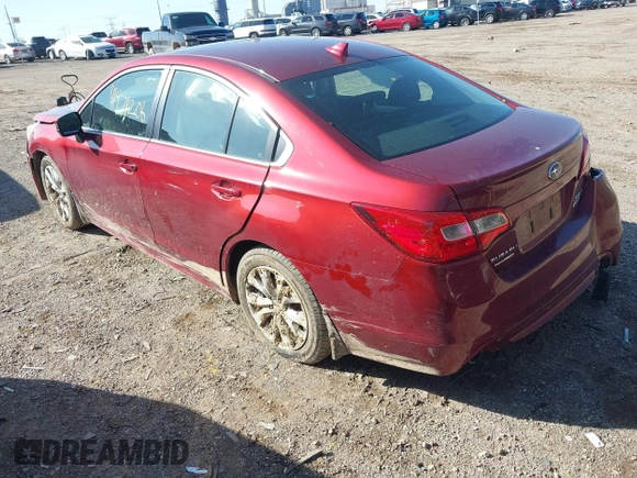 2017 Subaru Legacy Premium with VIN 4S3BNAH65H3021381, listed as a IAAI auction lot 41971206 with Not Provided miles and . Bid and sale history available at DreamBid. Image 3.