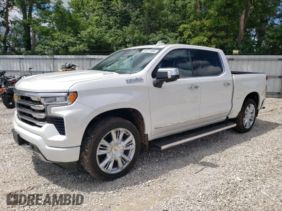 2024 Chevrolet Silverado 1500 High Country with VIN 1GCUDJE88RZ300839, listed as a Copart auction lot 60121904 with 2,069 mi miles and Salvage Title. Bid and sale history available at DreamBid. Image 1.