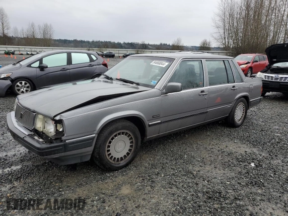 1990 Volvo 760 with VIN YV1GA8740L0089828, listed as a Copart auction lot 84668844 with 272,600 mi miles and Salvage title. Bid and sale history available at DreamBid. Image 1.