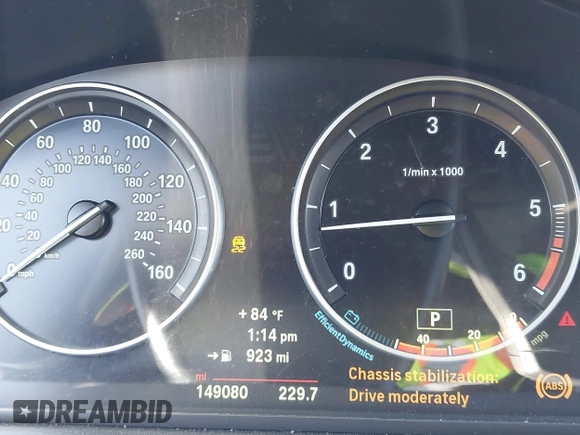 2014 BMW 5 Series 535d with VIN WBAXA5C58ED690447, listed as a IAAI auction lot 41577468 with 149,080 mi miles and . Bid and sale history available at carsss.com. Image 7.