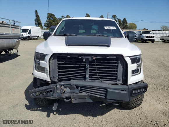 2016 Ford F-150 XLT with VIN 1FTFW1EFXGKE04983, listed as a Copart auction lot 52567255 with 176,350 mi miles and Salvage Title. Bid and sale history available at carsss.com. Image 5.