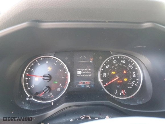 2020 Toyota RAV4 LE with VIN 2T3G1RFV8LC135425, listed as a Copart auction lot 47227025 with 15,817 mi miles and Salvage Title. Bid and sale history available at carsss.com. Image 9.