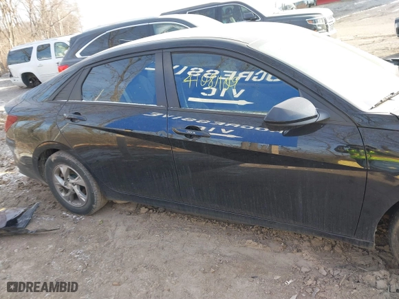 2021 Hyundai Elantra SE with VIN 5NPLL4AG8MH025566, listed as a IAAI auction lot 41081109 with 75,023 mi miles. Bid and sale history available at carsss.com. Image 13.