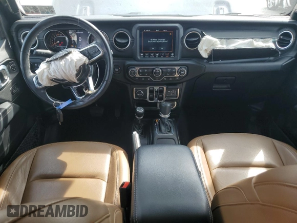 2022 Jeep Wrangler Unlimited Sahara with VIN 1C4HJXEG1NW156485, listed as a Copart auction lot 53895925 with 45,564 mi miles and Salvage title. Bid and sale history available at DreamBid. Image 8.