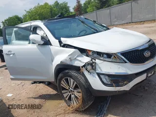 2014 Kia Sportage EX with VIN KNDPC3AC3E7589866, listed as a IAAI auction lot 42423593 with 132,653 mi miles and . Bid and sale history available at DreamBid. Image 1.