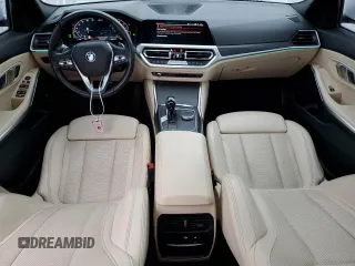 2022 BMW 3 Series 330e with VIN 3MW5P7J03N8C66082, listed as a Copart auction lot 50627595 with 70,799 mi miles and Salvage Title. Bid and sale history available at carsss.com. Image 8.