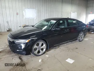 2018 Honda Accord Touring z VIN 1HGCV1F99JA000537, wystawiony jako Copart lot #59046725 z przebiegiem 65 710 mil mil oraz Nie do naprawy • Non repairable. Historia ofert i sprzedaży dostępna na DreamBid. Obrazek 1.