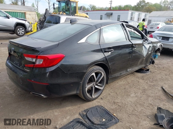 2019 Honda Accord Sport with VIN 1HGCV1F35KA115665, listed as a IAAI auction lot 42075601 with 231,163 mi miles and . Bid and sale history available at DreamBid. Image 4.