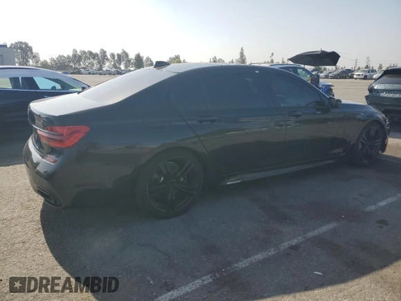 2019 BMW 7 Series 740i z VIN WBA7E2C57KB217388, wystawiony jako Copart lot #61867745 z przebiegiem 109 810 mil mil oraz Szkoda całkowita • Salvage title. Historia ofert i sprzedaży dostępna na DreamBid. Obrazek 3.