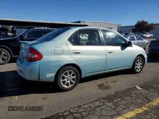 2002 Toyota Prius with VIN JT2BK12UX20043880, listed as a Copart auction lot 82646144 with 87,814 mi miles and Salvage Title. Bid and sale history available at carsss.com. Image 3.