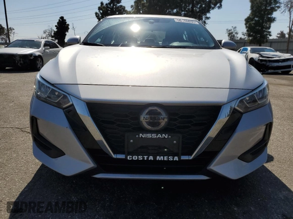 2021 Nissan Sentra SV with VIN 3N1AB8CV6MY299075, listed as a Copart auction lot 50176035 with 68,182 mi miles and Salvage Title. Bid and sale history available at DreamBid. Image 5.