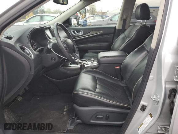 2018 Infiniti QX60 with VIN 5N1DL0MM7JC507219, listed as a Copart auction lot 52627945 with 154,628 mi miles and Salvage Title. Bid and sale history available at DreamBid. Image 7.