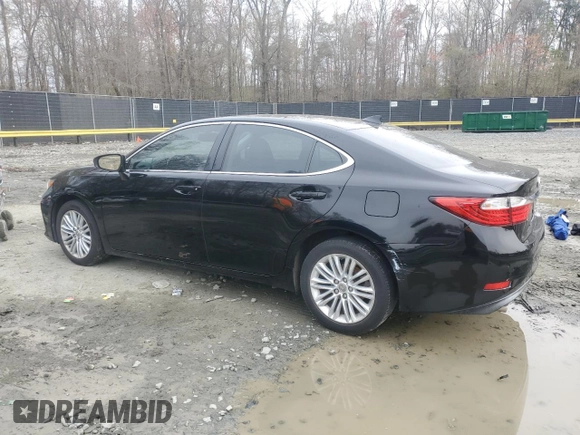 2015 Lexus ES with VIN JTHBK1GG4F2188514, listed as a Copart auction lot 46147055 with 163,240 mi miles and Salvage Title. Bid and sale history available at carsss.com. Image 2.