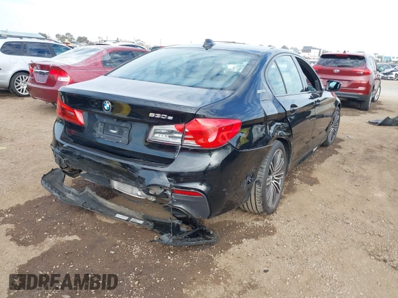 2019 BMW 5 Series 530e with VIN WBAJA9C59KB389304, listed as a IAAI auction lot 41562928 with 64,137 mi miles and . Bid and sale history available at DreamBid. Image 4.