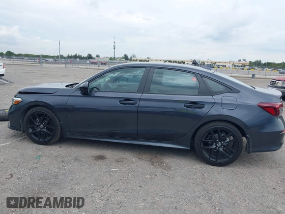 2025 Honda Civic Sport with VIN 2HGFE2F56SH546313, listed as a IAAI auction lot 41889296 with 4,768 mi miles and . Bid and sale history available at DreamBid. Image 14.
