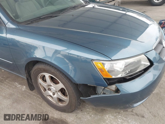 2006 Hyundai Sonata GLS with VIN 5NPEU46F16H120110, listed as a IAAI auction lot 42161406 with 83,366 mi miles and . Bid and sale history available at DreamBid. Image 6.