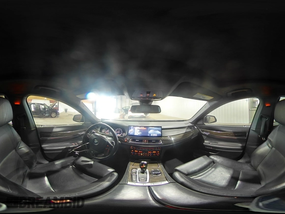 2015 BMW 7 Series 750Li xDrive with VIN WBAYF8C52FD654598, listed as a Copart auction lot 55745555 with 108,958 mi miles and Salvage title. Bid and sale history available at DreamBid. Image 14.
