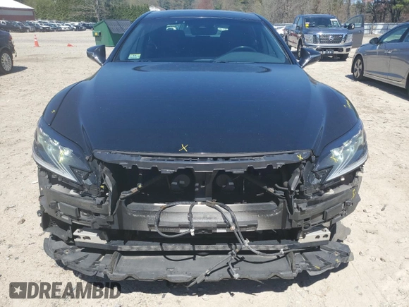2018 Lexus LS 500 with VIN JTHC51FF4J5000800, listed as a Copart auction lot 54574675 with Not provided miles and Salvage title. Bid and sale history available at DreamBid. Image 5.