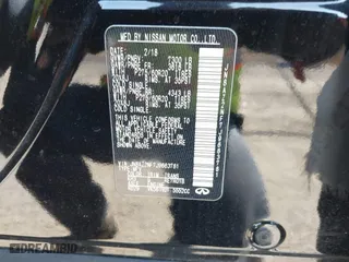 2018 Infiniti QX80 with VIN JN8AZ2NF7J9663781, listed as a IAAI auction lot 41685502 with 112,876 mi miles. Bid and sale history available at carsss.com. Image 9.
