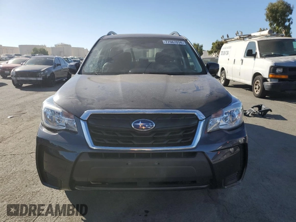 2018 Subaru Forester Premium with VIN JF2SJGEC1JH444025, listed as a Copart auction lot 77987034 with 56,336 mi miles and Salvage Title. Bid and sale history available at carsss.com. Image 5.