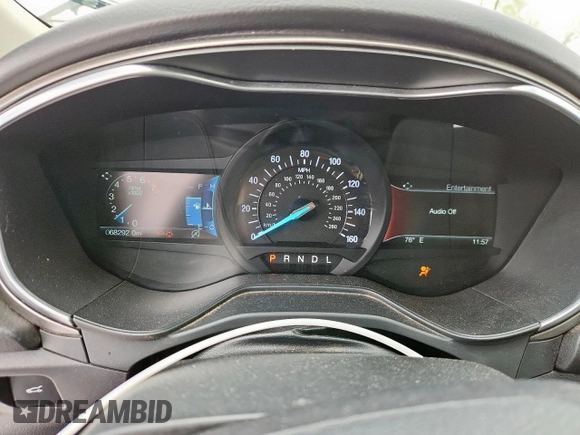 2020 Ford Fusion SE with VIN 3FA6P0HD0LR167482, listed as a Copart auction lot 59154645 with 68,292 mi miles and Salvage title. Bid and sale history available at DreamBid. Image 9.