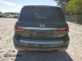 2018 Infiniti QX80 with VIN JN8AZ2NE9J9192420, listed as a Copart auction lot 71944594 with 74,376 mi miles and Salvage Title. Bid and sale history available at carsss.com. Image 6.