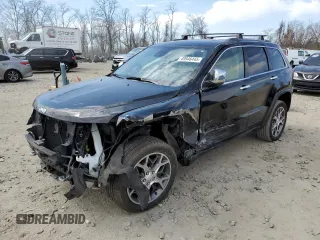 2021 Jeep Grand Cherokee Overland with VIN 1C4RJFCG9MC502820, listed as a Copart auction lot 49946445 with 36,319 mi miles and Salvage title. Bid and sale history available at DreamBid. Image 1.