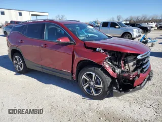 2020 GMC Terrain SLT with VIN 3GKALVEVXLL265467, listed as a Copart auction lot 81483374 with 70,039 mi miles and Salvage Title. Bid and sale history available at carsss.com. Image 4.