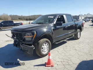 2024 Ford F-150 XL с VIN 1FTFW1L5XRKD98633, выставлен на аукционе Copart как лот 48317475 с пробегом 2 054 миль миль и Списание • Salvage title. История ставок и продаж доступна на DreamBid. Изображение 1.