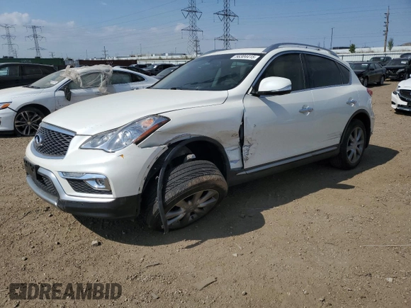 2017 Infiniti QX50 z VIN JN1BJ0RR5HM402806, wystawiony jako Copart lot #56304415 z przebiegiem 48 921 mil mil oraz Szkoda całkowita • Salvage title. Historia ofert i sprzedaży dostępna na DreamBid. Obrazek 1.