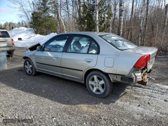 2003 Honda Civic DX with VIN 2HGES16413H905347, listed as a Copart auction lot 43320355 with 169,823 mi miles and Salvage Title. Bid and sale history available at carsss.com. Image 2.