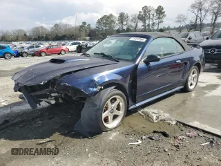2003 Ford Mustang GT Deluxe with VIN 1FAFP45X23F332063, listed as a Copart auction lot 47384245 with 168,656 mi miles and Salvage Title. Bid and sale history available at carsss.com. Image 1.