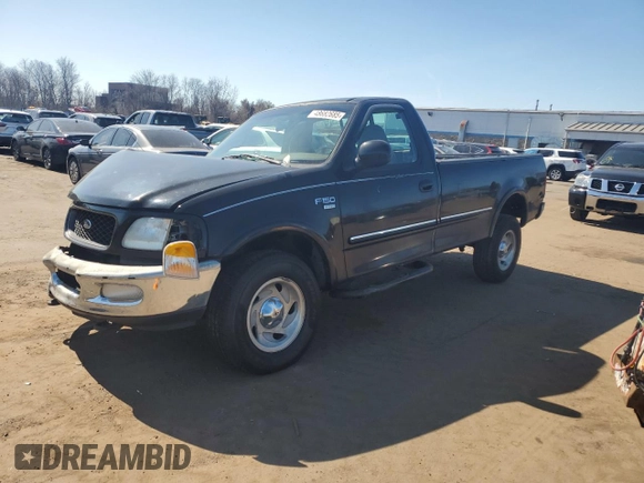 1998 Ford F-150 with VIN 1FTRF18L7WNA73159, listed as a Copart auction lot 48682685 with 71,261 mi miles and Salvage title. Bid and sale history available at DreamBid. Image 1.